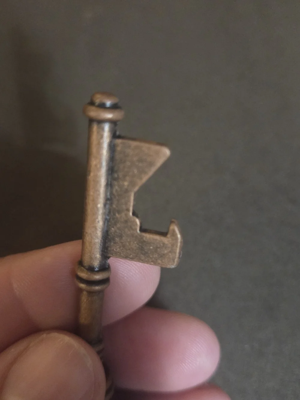 Antique Style Skeleton Key Bottle Opener Key Chain NWOT